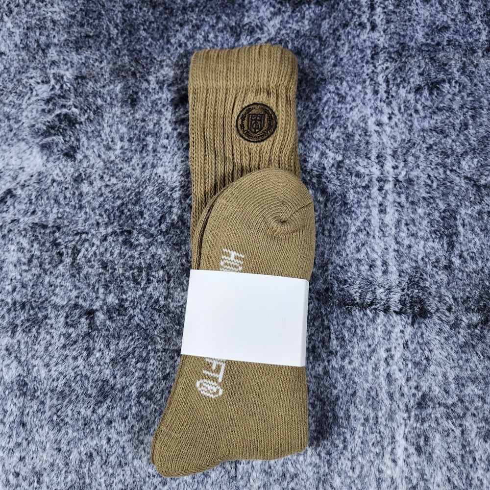 HONOR THE GIFT Noble Sock HTG230184 Brand New With Tags Terra Olive Color